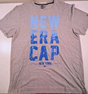 New Era ‘New Era Cap New York’ Spellout Tee Men's Size XXL T-Shirt EUC